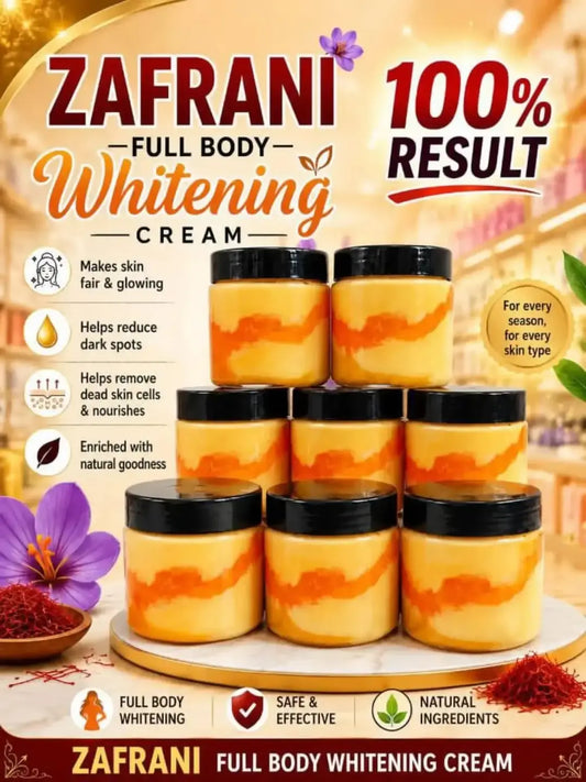 Zafrani Whitening Cream With Serum, 500 g Jar, 1 Pc - image 2