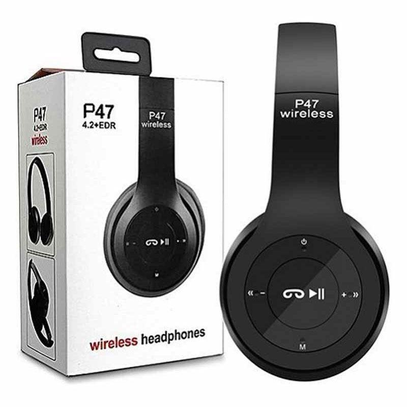 Wireless Stereo Headphones Black Active Noise Cancellation - image 2