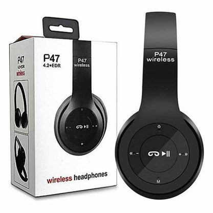 Wireless Stereo Headphones Black Active Noise Cancellation - image 2