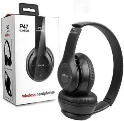 Wireless Stereo Headphones Black Active Noise Cancellation - image 3