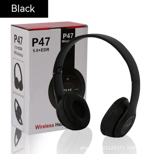 Wireless Stereo Headphones Black Active Noise Cancellation - image 1