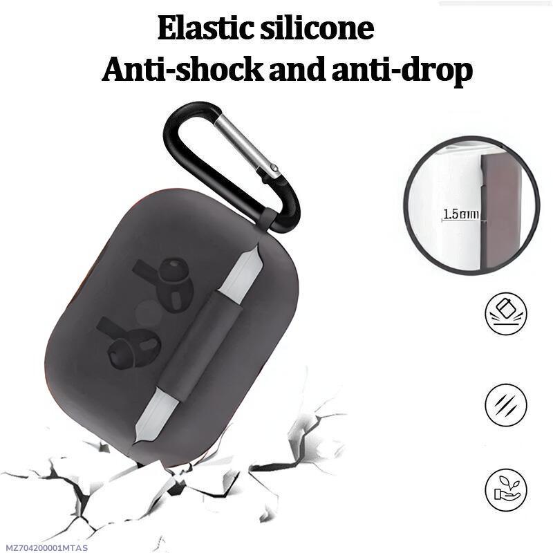 Premium Grey Silicone Earbuds Case for Protection & Style - image 6