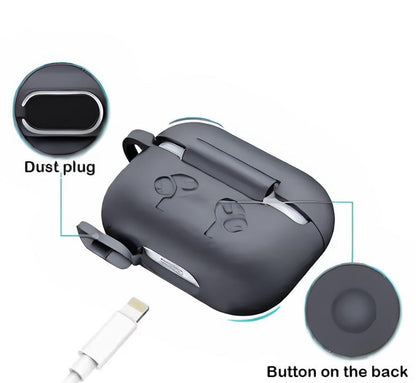 Premium Grey Silicone Earbuds Case for Protection & Style - image 5