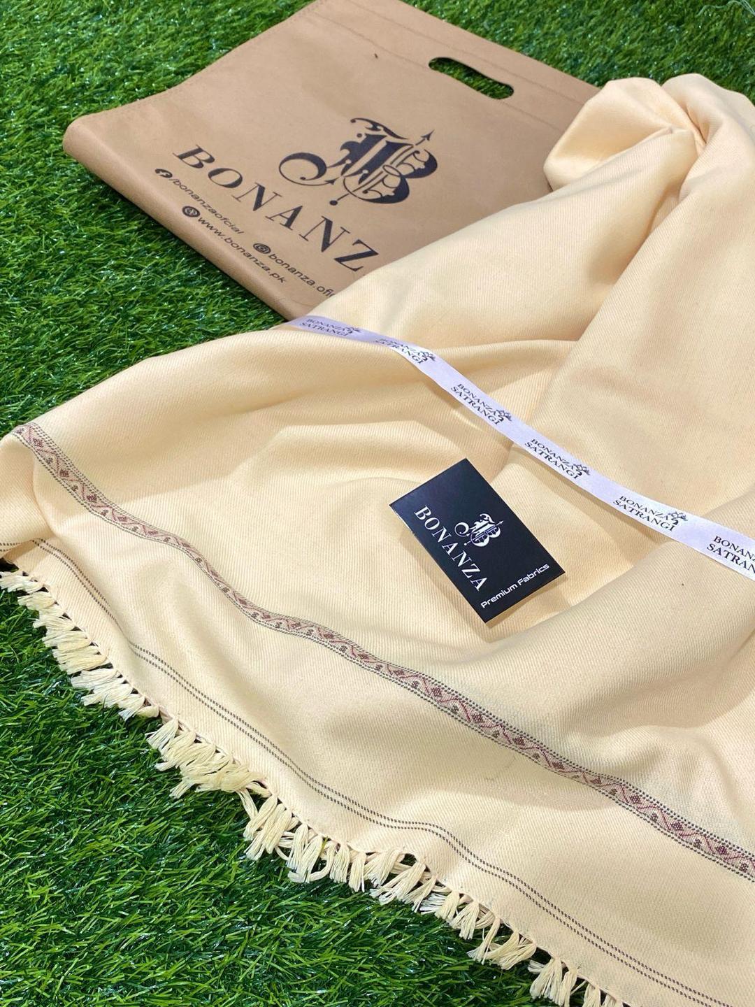 Men Wool Plain Shawl Brown Standard Size Winter Warm - image 1