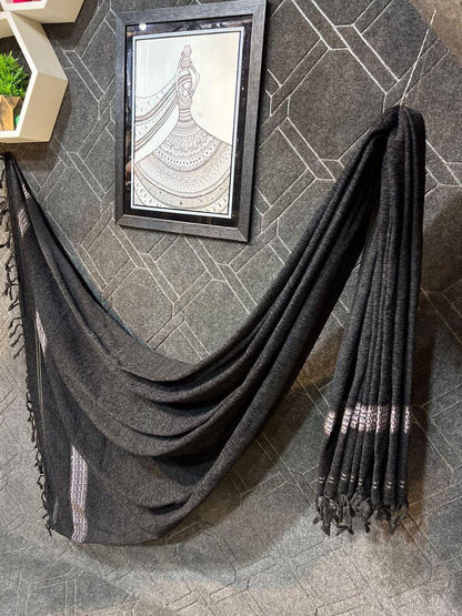 Premium Velvet Woolen Shawl for Men Winter Office Wear - image 1