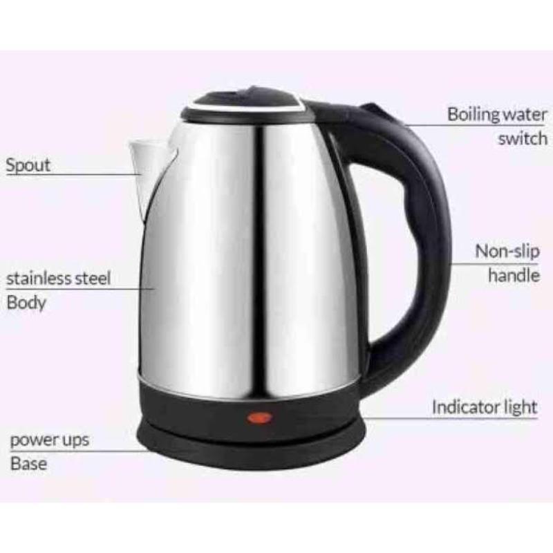 Cordless Electric Kettle 1500W 2L - image 2