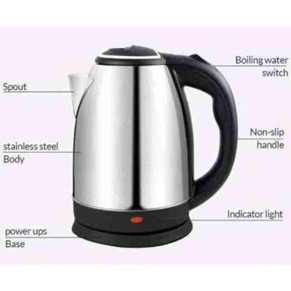 Cordless Electric Kettle 1500W 2L - image 2