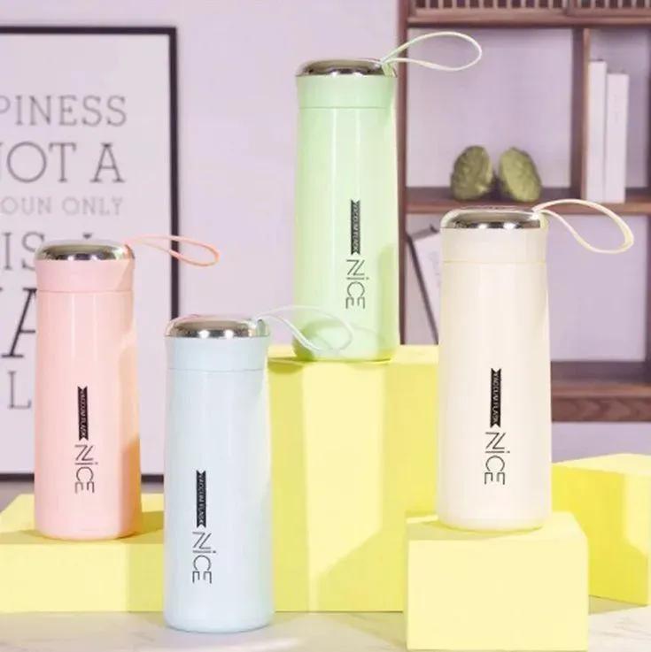 Premium Water Bottle Pastel Colors Leak Proof ABS - image 1