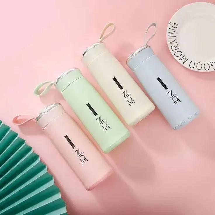 Premium Water Bottle Pastel Colors Leak Proof ABS - image 2
