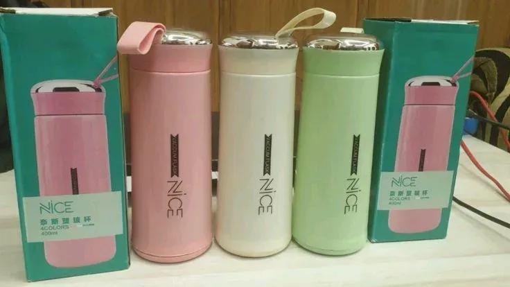 Premium Water Bottle Pastel Colors Leak Proof ABS - image 4
