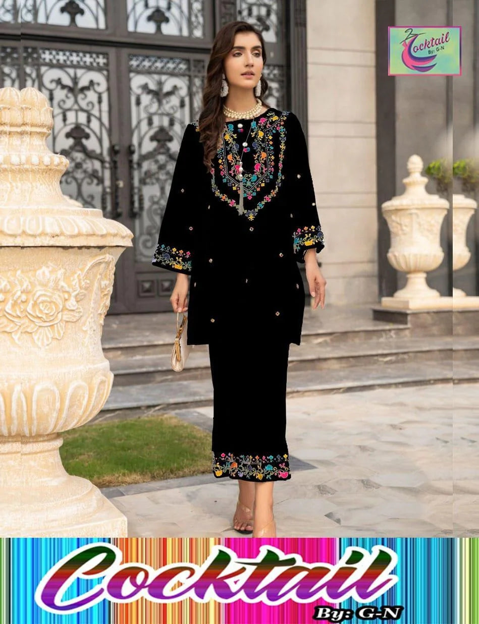 Stylish Embroidered Linen Shirt & Trouser Set for Women - image 1